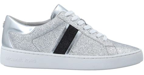 michael kors zilver sneaker|Michael Kors low top sneakers.